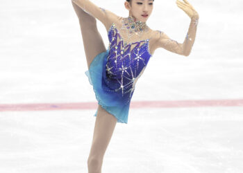 김유재(평촌중) KB금융 코리아 피겨스케이팅 챔피언십 2023. 쇼트 프로그램 63.33점 획득
