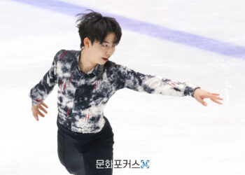 [현장스케치] 김한길(서울기독대), 제104회 동계체전 쇼트 프로그램