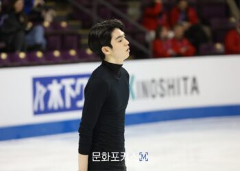 [현장 스케치] 차준환(고려대), 2023 사대륙 피겨스케이팅 선수권 대회 연습
