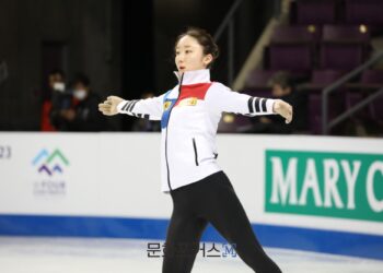 [현장 스케치] 김예림(단국대), 2023 사대륙 피겨스케이팅 선수권 대회 연습