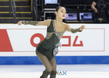 [현장 스케치] 김채연(수리고), 2023 ISU 피겨스케이팅 사대륙선수권 대회 쇼트 프로그램