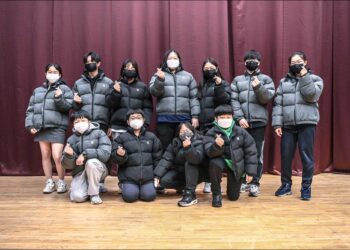 세종꿈나무오케스트라, 우알롱으로부터 동계용 보온 패딩 지원