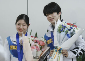 [현장스케치] 이해인(세화여고)-차준환(고려대), 은메달 남매