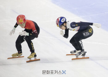 [현장스케치] 스타트는 같지만 골인은 다르다. 박지원-린샤오쥔