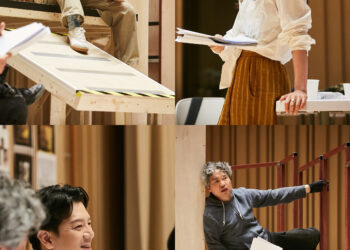 손석구 주연의 연극 ‘나무 위의 군대’, 개막 전 연습실 현장 공개