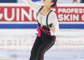 [현장스케치] 시마다 마오, 2023 ISU 피겨스케이팅 주니어 그랑프리 파이널 쇼트 프로그램