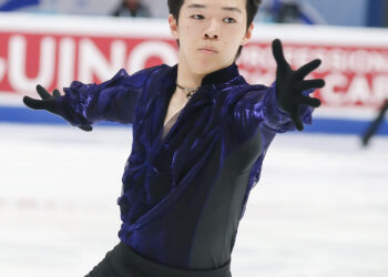 [현장스케치] 아담 샤오 힘 파, 2023 ISU 피겨스케이팅 시니어 그랑프리 파이널 프리 스케이팅 연습