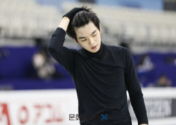 [현장스케치] 차준환(고려대), 2024 ISU 피겨스케이팅 사대륙 선수권 대회 2일차 공식연습