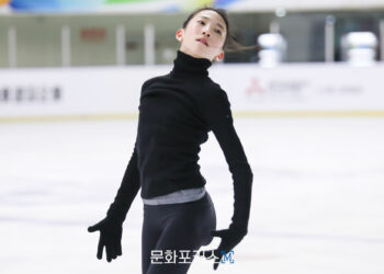 [현장스케치] 김유재, 2024 ISU 피겨스케이팅 주니어 세계선수권대회 프리 스케이팅 연습