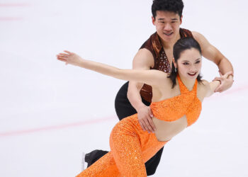 [현장스케치] 임해나-예콴, 2024 전국남녀 피겨스케이팅 회장배 랭킹대회 리듬 댄스