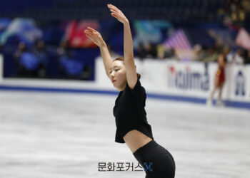 [현장스케치] 김예림, ISU 그랑프리 4차 쇼트 프로그램 런스루