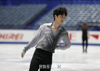 [현장스케치] 임주헌, ISU 그랑프리 4차 쇼트 프로그램 런스루
