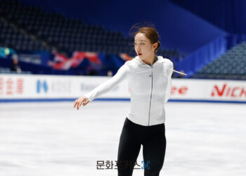 [현장스케치] 김예림, ISU 그랑프리 4차 스케이팅 연습