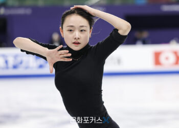 [현장스케치] 김채연, 2025 ISU 4대륙 피겨 선수권대회 프리 스케이팅 연습