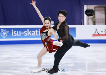 [현장스케치] 임해나-권예(대한민국), 2025 ISU 4대륙 피겨스케이팅 선수권 대회 연습