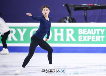 [현장스케치] 윤아선, 2025 ISU 4대륙 피겨 선수권대회 쇼트 프로그램 연습
