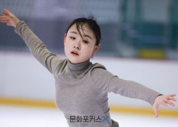 [현장스케치] 피겨 김채연, 2025 ISU 4대륙 피겨스케이팅 선수권 대회 연습