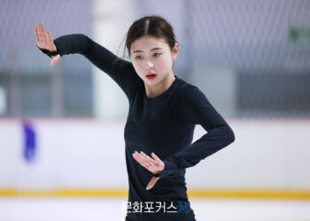[현장스케치] 피겨 김채연, 2025 ISU 4대륙 피겨스케이팅 선수권 대회 연습