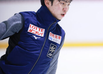 [현장스케치] 차준환, 2025 ISU 4대륙 피겨 선수권대회 프리 스케이팅 연습