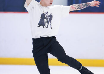 [현장스케치] 차준환, 2025 ISU 4대륙 피겨 선수권대회 프리 스케이팅 연습