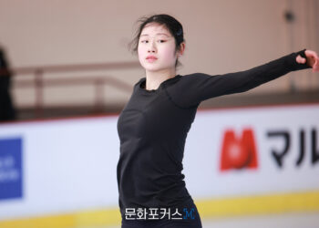 [현장스케치] 김채연, 2025 세계 피겨스케이팅 선수권대회 프리 스케이팅 연습