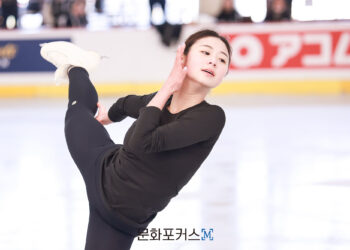 [현장스케치] 김채연, 2025 세계 피겨스케이팅 선수권대회 프리 스케이팅 연습