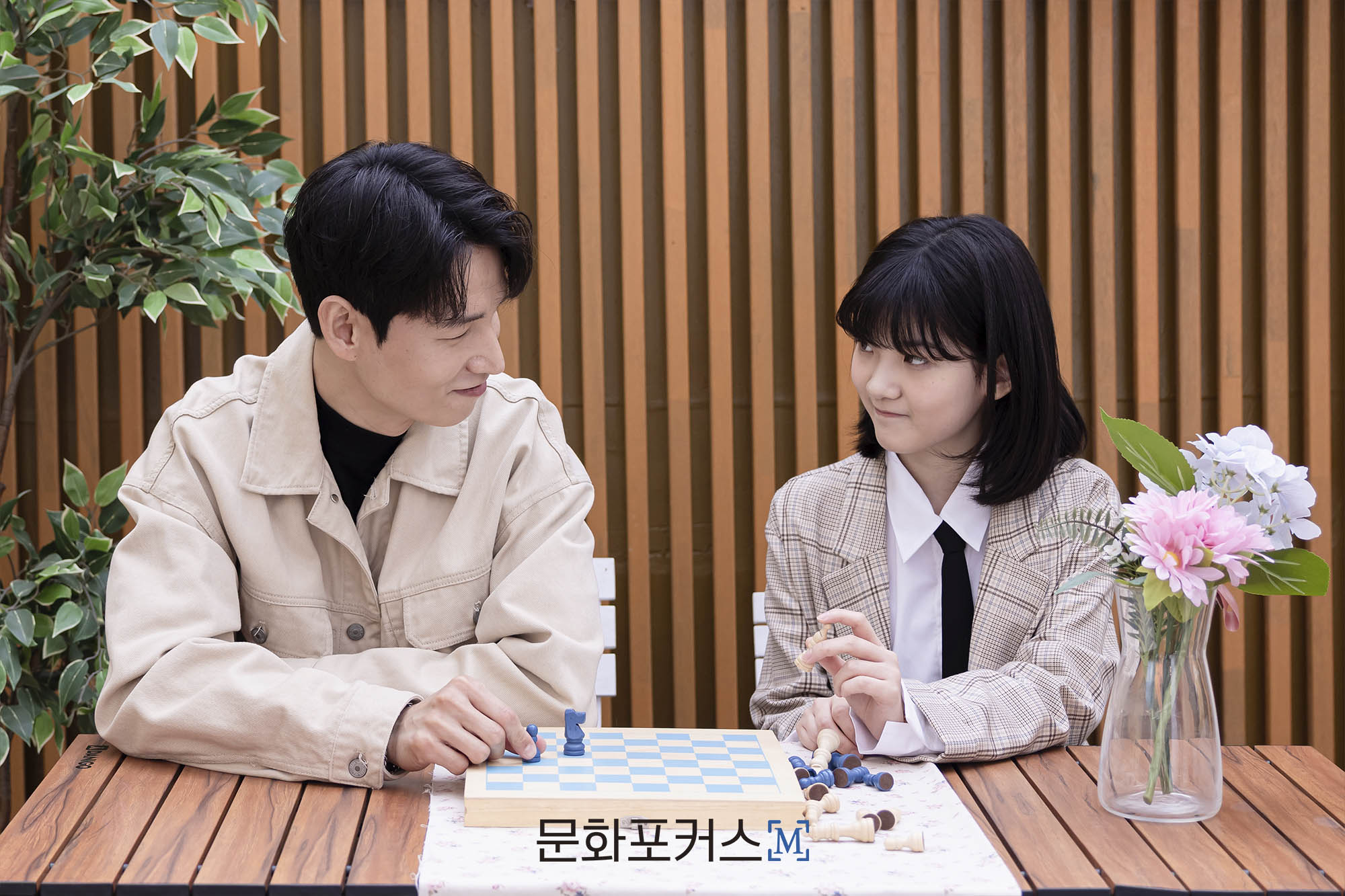 뮤지컬 '긴긴밤'에 출연 중인 배우 '강정우'와 '설가은' | 촬영 = 이지윤