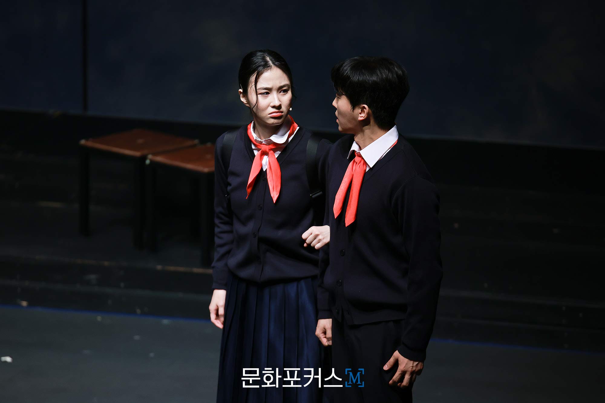 7월 8일 CKL스테이지에서 열린 뮤지컬 은경 프레스콜에서 은경 역을 맡은 배우 신선주와 정철 역의 배우 이지현. |촬영=박지민