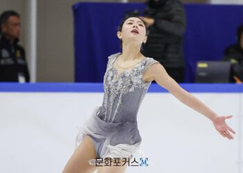 [현장스케치] 윤아선, 2025 ISU 피겨 스케이팅 CS 키노시타 그룹 컵 프리 스케이팅