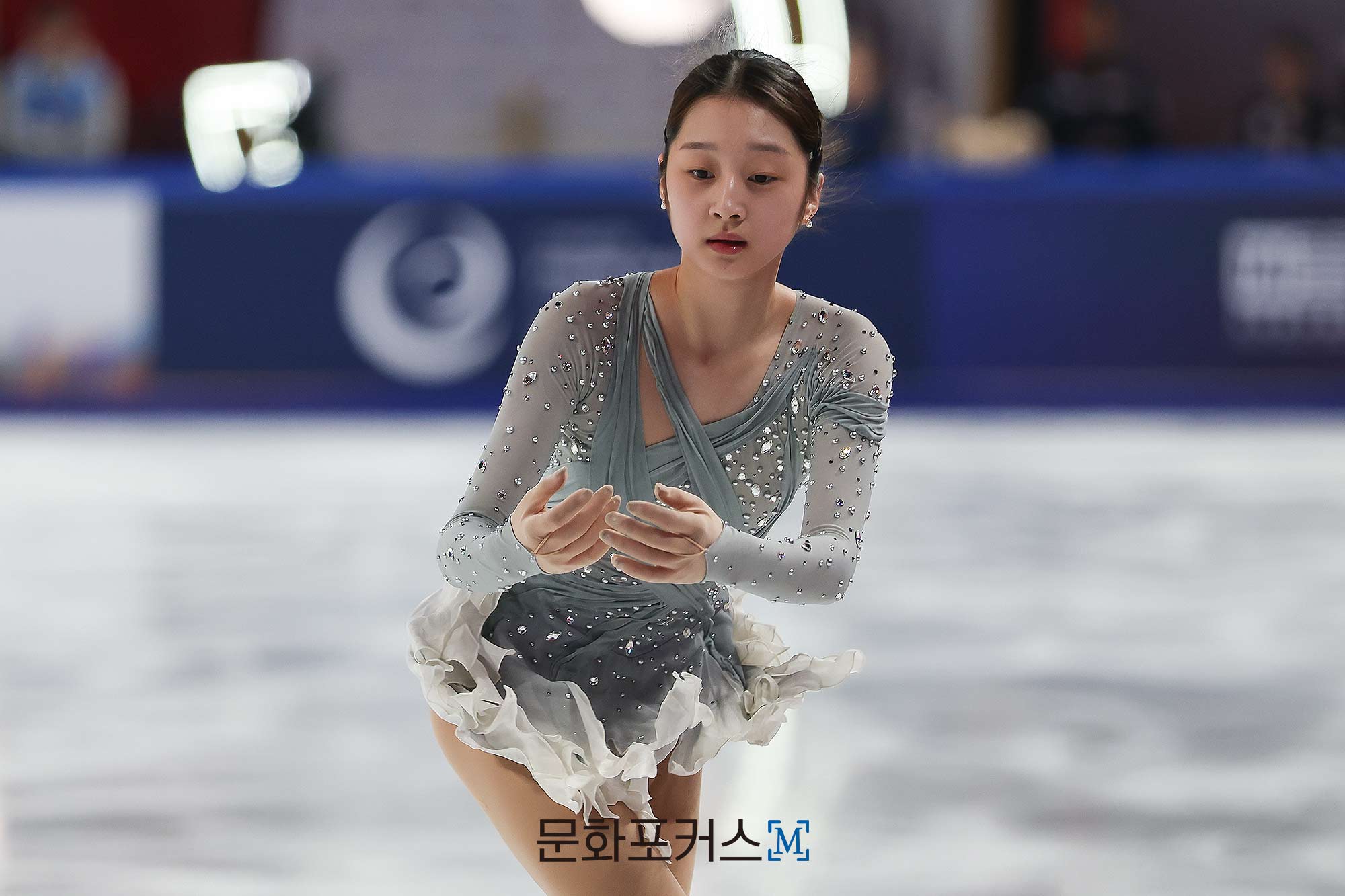 쇼트 프로그램 연습 중인 신지아 | 사진 = 김현진