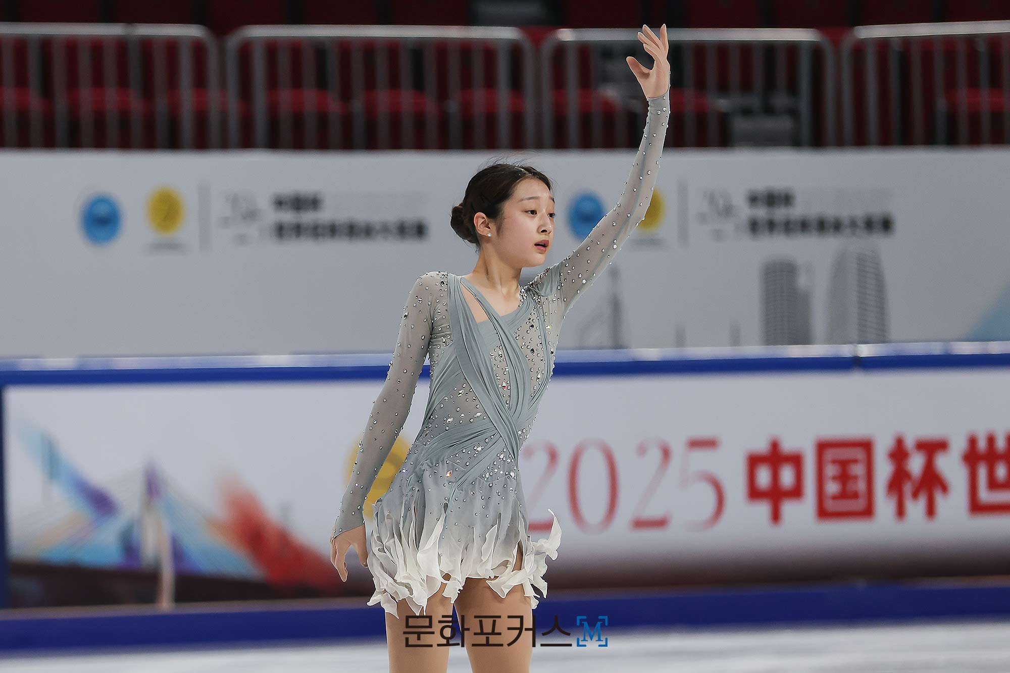 쇼트 프로그램 연습 중인 신지아 | 사진 = 김현진
