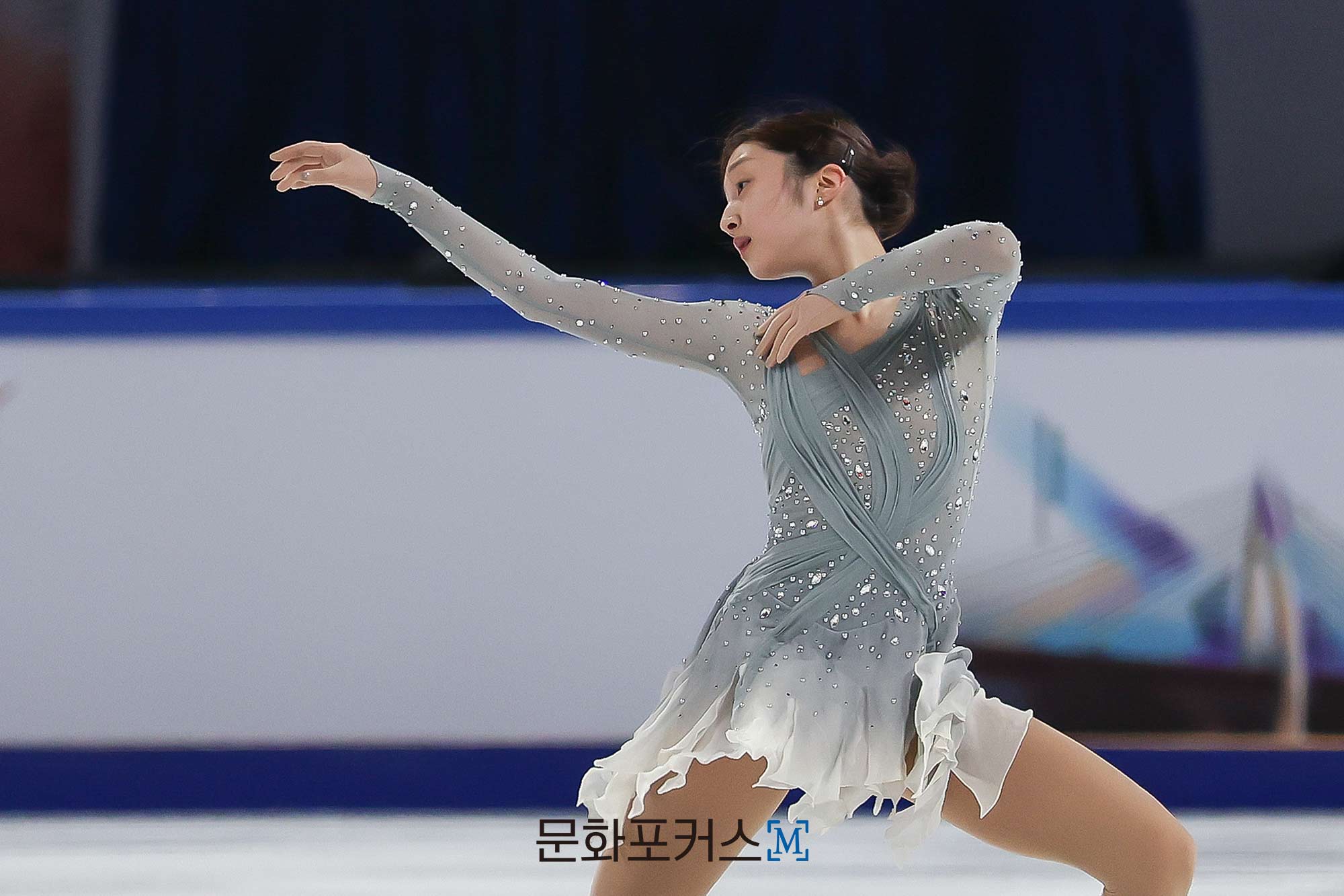쇼트 프로그램 연습 중인 신지아 | 사진 = 김현진