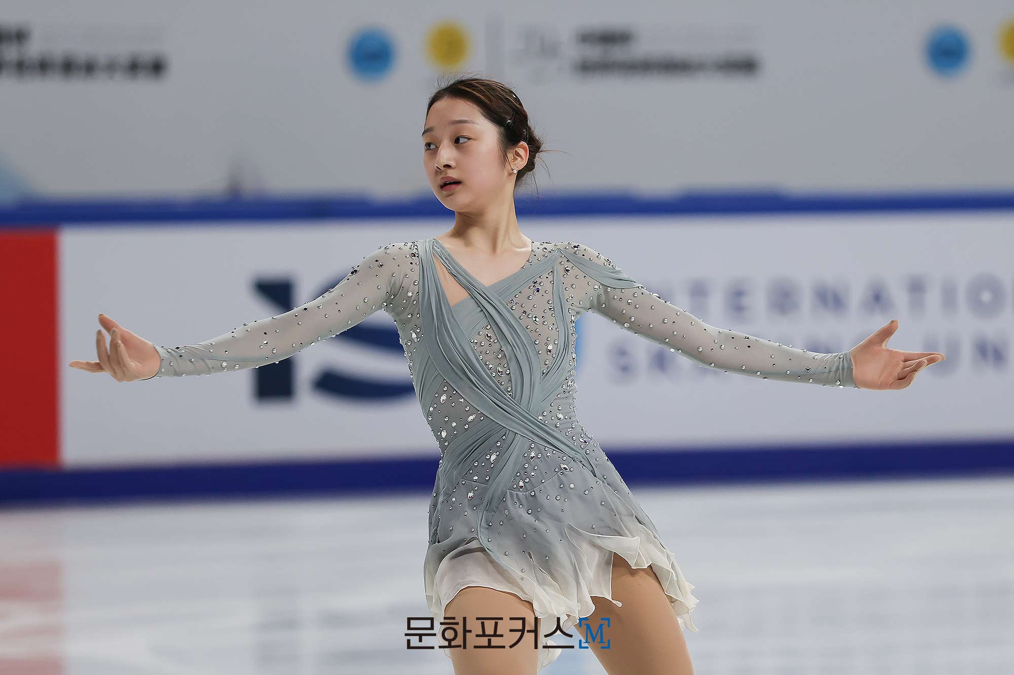 쇼트 프로그램 연습 중인 신지아 | 사진 = 김현진