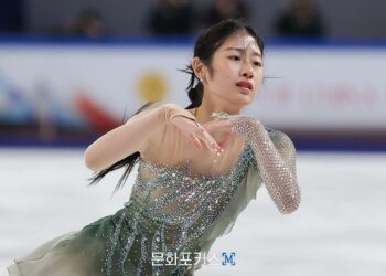 [현장스케치] 이해인, 2025 ISU 피겨 스케이팅 그랑프리 시리즈 컵 오브 차이나 쇼트 프로그램 연습