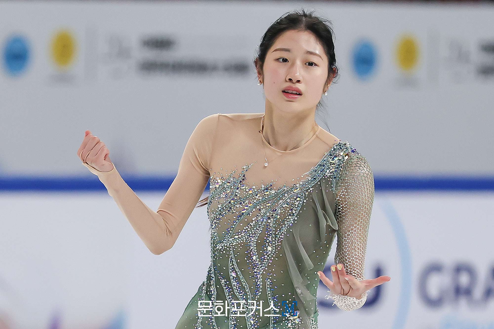 쇼트 프로그램을 연습 중인 이해인 | 사진 = 김현진