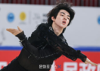 [현장스케치] 차준환, 2025 ISU 피겨 스케이팅 그랑프리 시리즈 컵 오브 차이나 쇼트 프로그램 연습