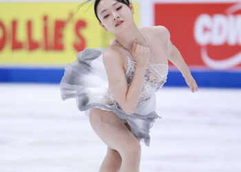 [현장스케치] 김채연, 2025 ISU 피겨 스케이팅 그랑프리 시리즈 스케이트 아메리카 프리 스케이팅 연습