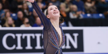[현장스케치] 윤아선 “프리에서는 마음 편히”… 치바 모네(일본), GP 스케이트 캐나다 쇼트 1위