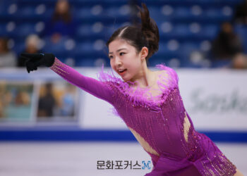 [현장스케치] 이사보 레비토(미국), 2025 ISU 피겨 스케이팅 그랑프리 시리즈 스케이트 캐나다 쇼트 프로그램 연습