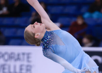 [현장스케치] 아오키 유나(일본), 2025 ISU 피겨 스케이팅 그랑프리 시리즈 스케이트 캐나다 쇼트 프로그램 연습