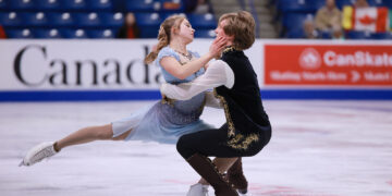 [현장스케치] 임해나-권예, 2025 ISU 피겨 스케이팅 그랑프리 시리즈 스케이트 캐나다 프리 댄스 연습