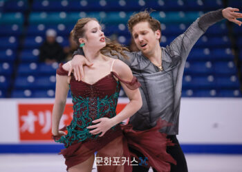 [현장스케치] 임해나-권예, 2025 ISU 피겨 스케이팅 그랑프리 시리즈 스케이트 캐나다 프리 댄스 연습