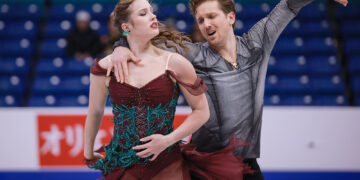 [현장스케치] 임해나-권예, 2025 ISU 피겨 스케이팅 그랑프리 시리즈 스케이트 캐나다 프리 댄스 연습