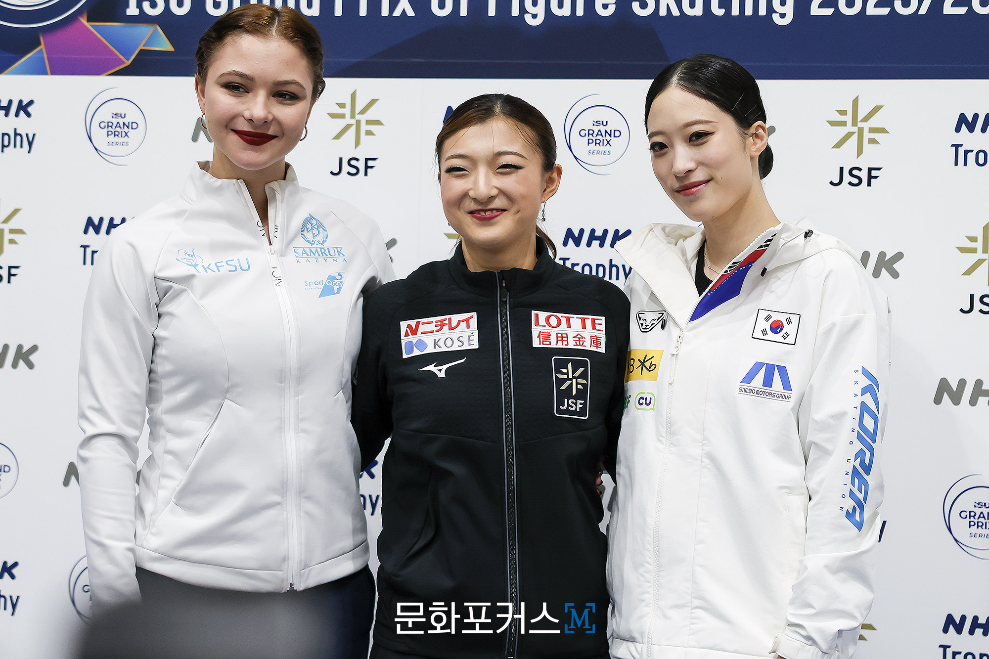 2025 NHK Trophy 프레스컨퍼런스에 참석한 피겨스케이팅 선수 유영 | 사진 = 김현진 기자