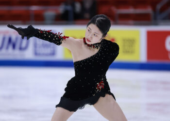 [현장스케치] 이해인, 2025 ISU 피겨 스케이팅 그랑프리 시리즈 스케이트 아메리카 프리 스케이팅 연습