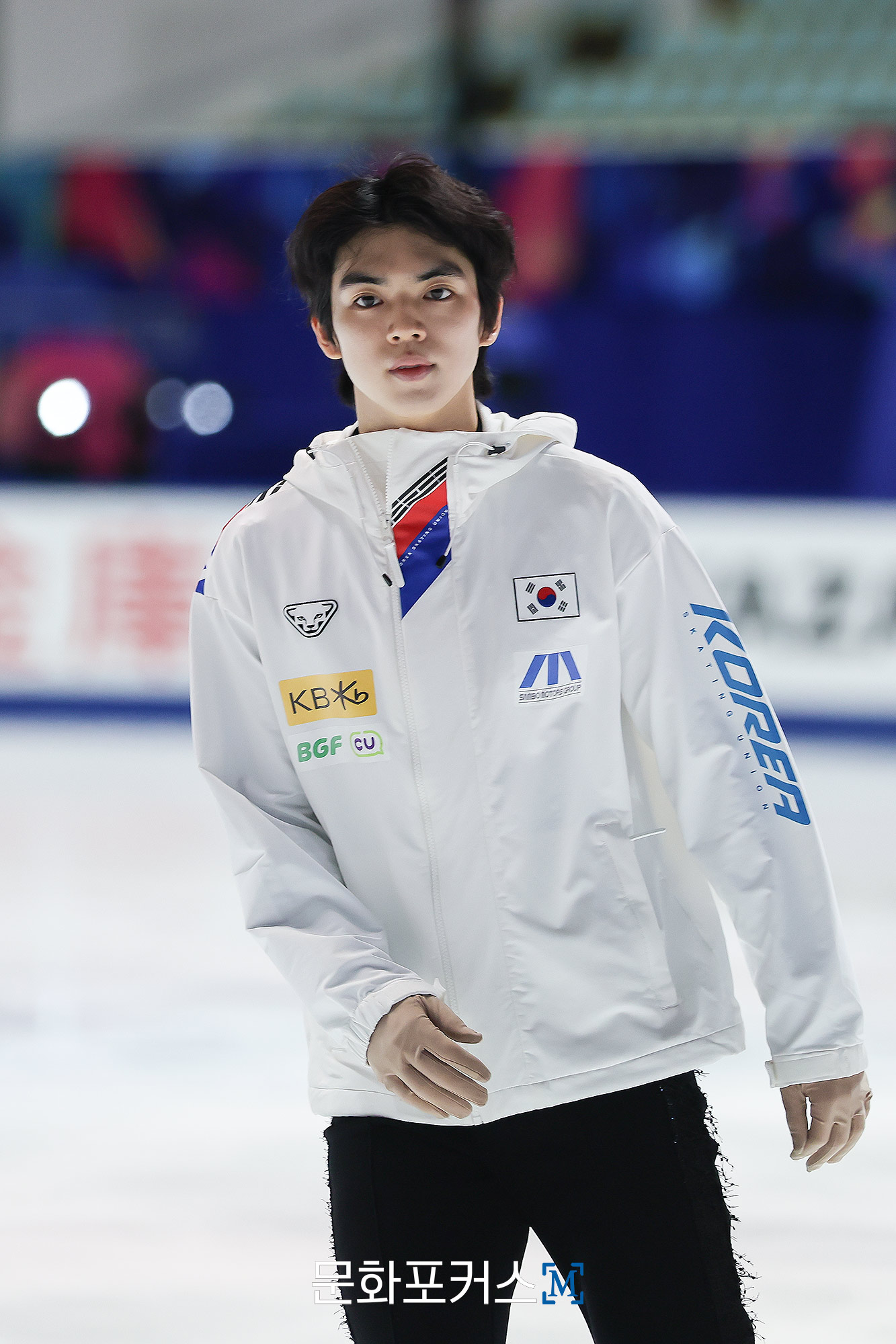 NHK Trophy에서 쇼트 프로그램을 연기 중인 차준환 | 사진 = 김현진