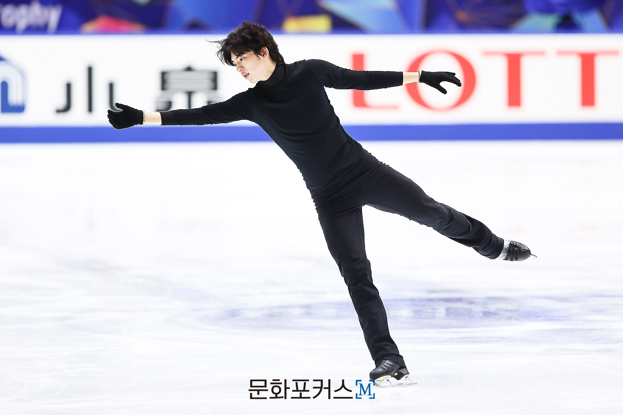 NHK Trophy 공식 연습 중인 차준환 | 사진 = Tang Xinyu