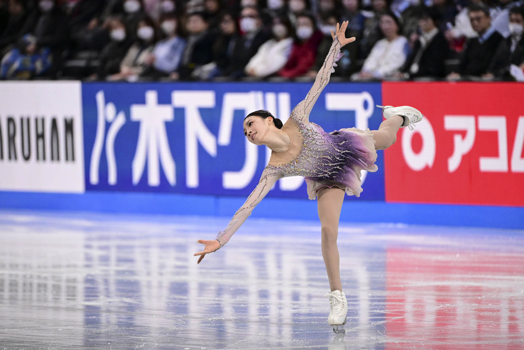 NAGOYA, JAPAN - DECEMBER 04: Yujae Kim of South Korea competes in the Junior Women's Short Program during the ISU Grand Prix of Figure Skating Final Nagoya at on December 04, 2025 in Nagoya, Aichi. (Photo by Atsushi Tomura - International Skating Union/International Skating Union via Getty Images)