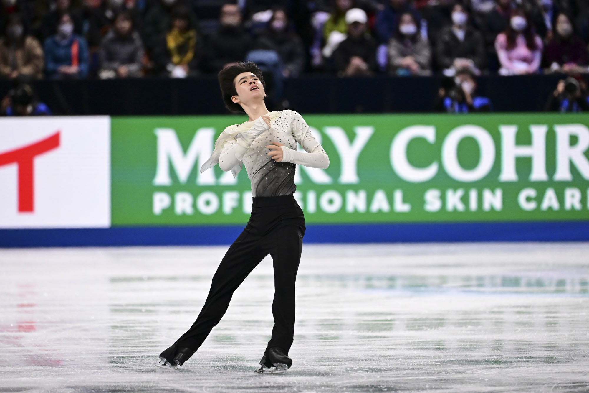NAGOYA, JAPAN - DECEMBER 05: Minkyu Seo of South Korea competes in the Junior Men's Free Skating during the ISU Grand Prix of Figure Skating Final Nagoya at IG Arena on December 05, 2025 in Nagoya, Aichi. (Photo by Atsushi Tomura - International Skating Union/International Skating Union via Getty Images)