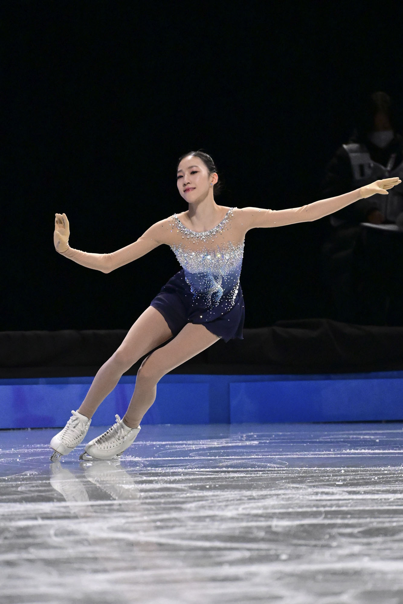 NAGOYA, JAPAN - DECEMBER 04: Yuseong Kim of South Korea competes in the Junior Women's Short Program competes during the ISU Grand Prix of Figure Skating Final Nagoya at on December 04, 2025 in Nagoya, Aichi. (Photo by Atsushi Tomura - International Skating Union/International Skating Union via Getty Images)